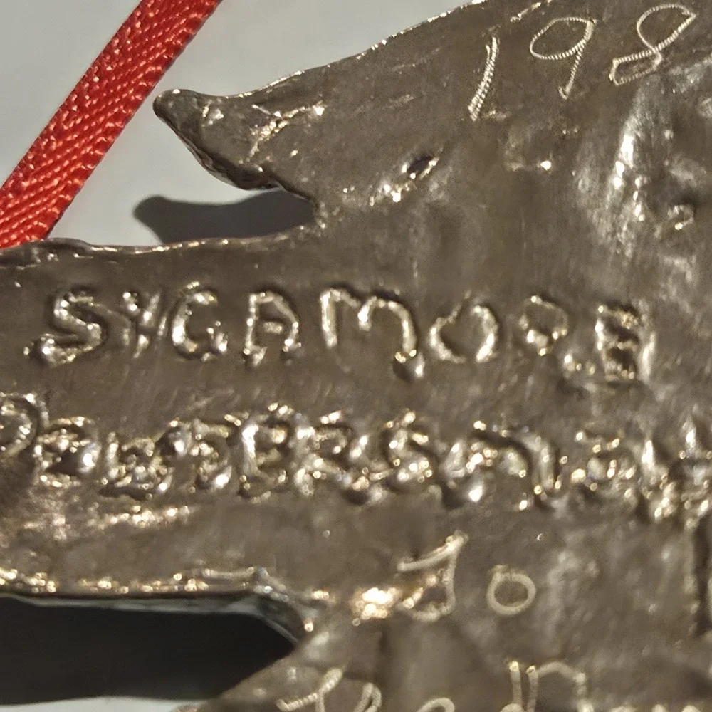 Sycamore Pewtersmith Angel Ornament Vintage‎ 3